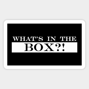 whats in the box Magnet